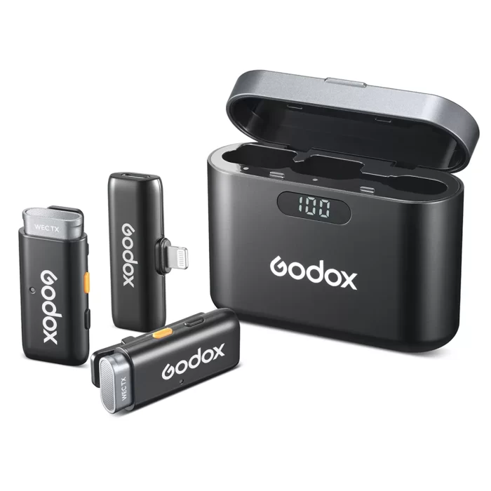 Godox WES1 2-Person Wireless Microphone System for Lightning Devices (2.4 GHz)