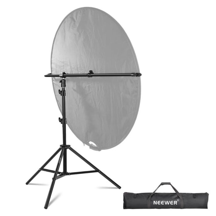 NEEWER 27.9"-47.2" Extendable Reflector Holder Arm with Light Stand
